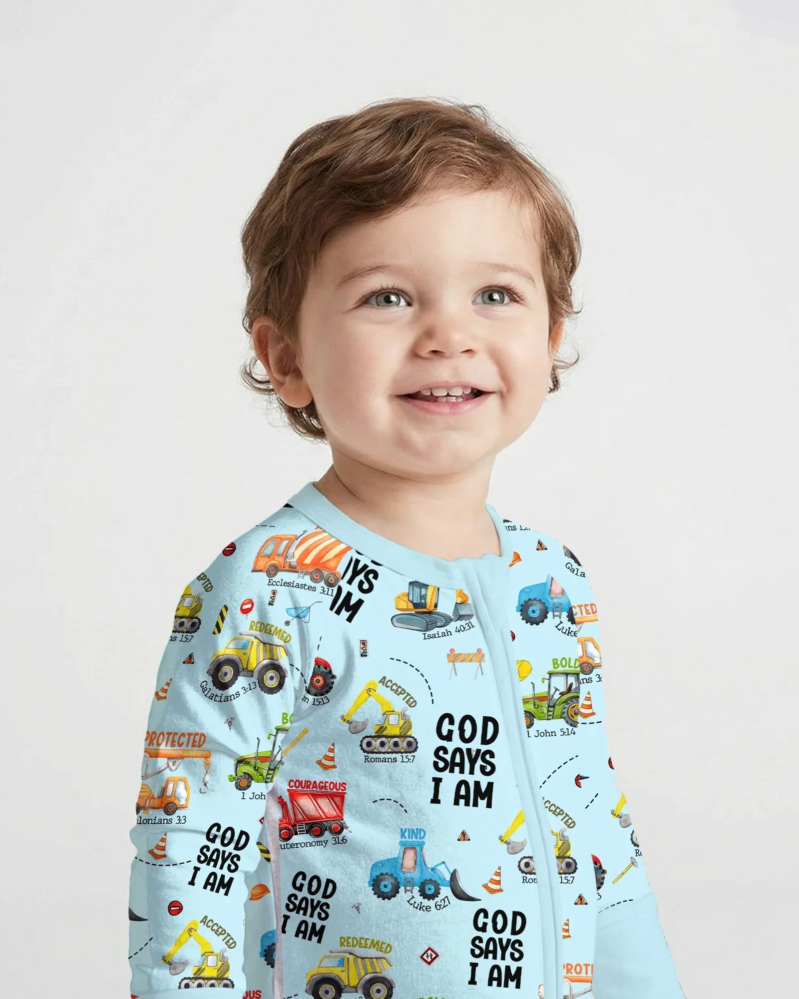God Says I Am Boy Bamboo Convertible Zippy