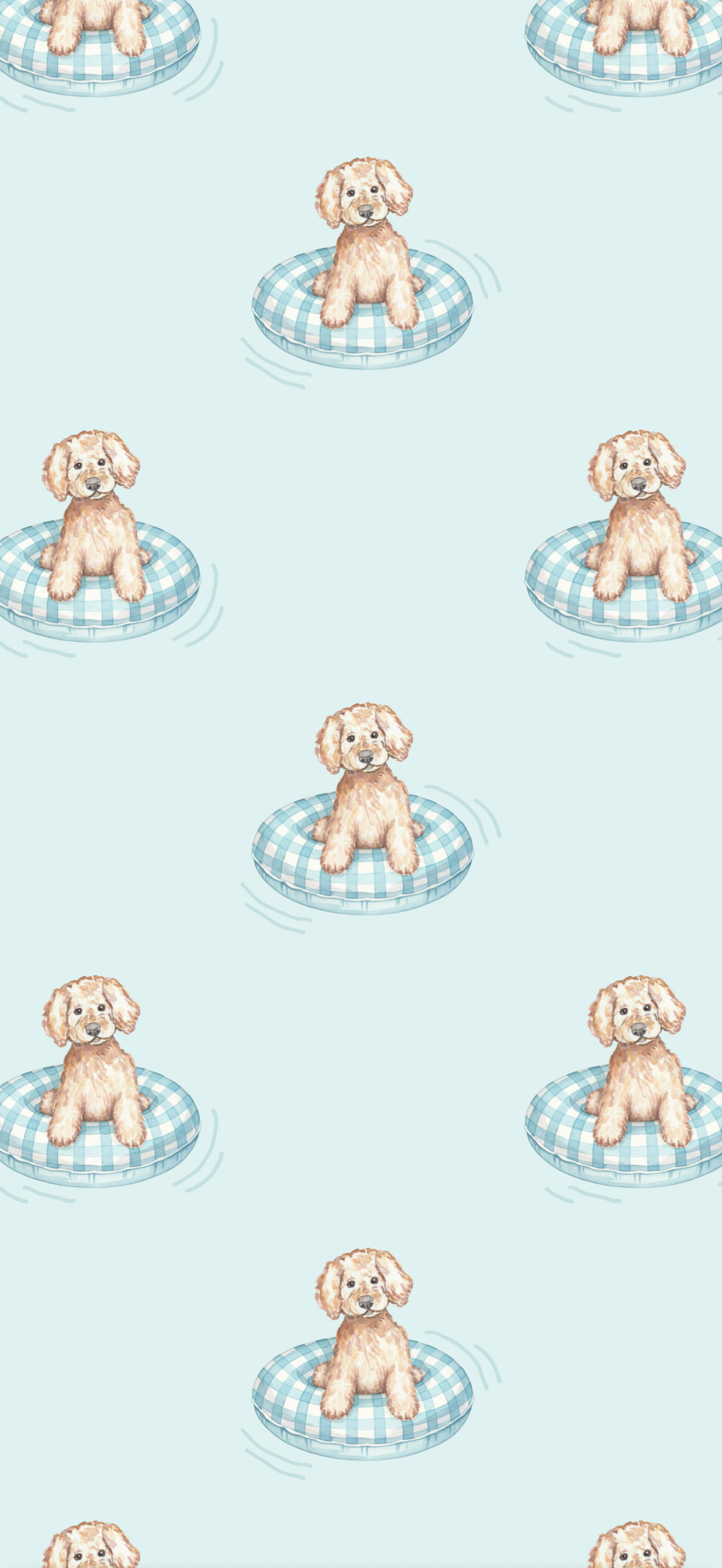 Blue Poolside Pups Comfort Set