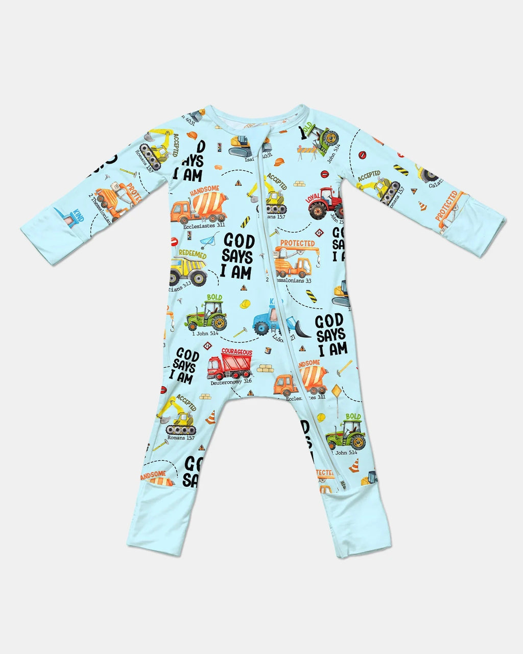God Says I Am Boy Bamboo Convertible Zippy