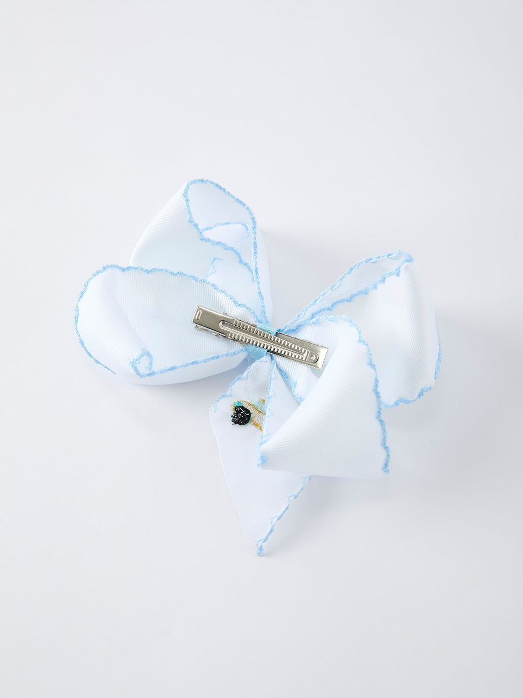 Back-to-school Truck Applique Girls Hairbow 4 Inches/6.25 inches