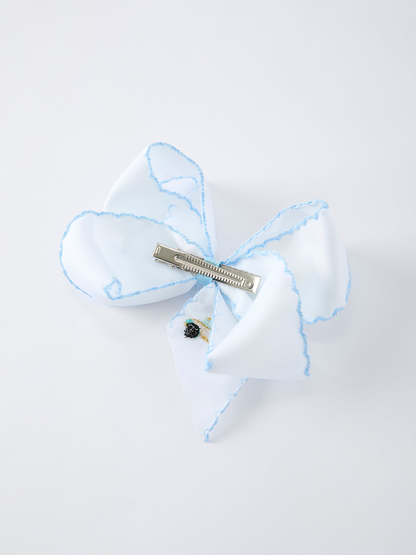 Back-to-school Truck Applique Girls Hairbow 4 Inches/6.25 inches