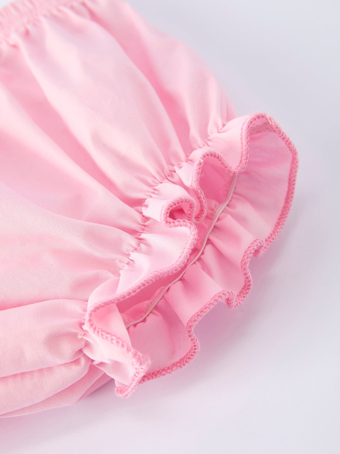 Petal Peter Pan Collar Christ Bishop Christening Baby Girls Bloomer Set