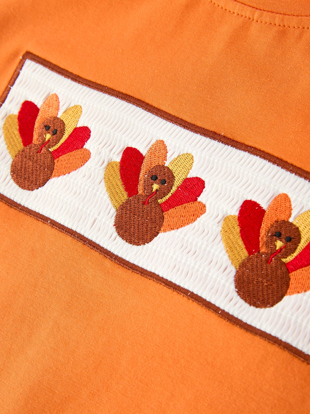 Thanksgiving Turkey Plaid Boys Pants Set