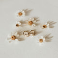 Flower Mini Hoop Earrings