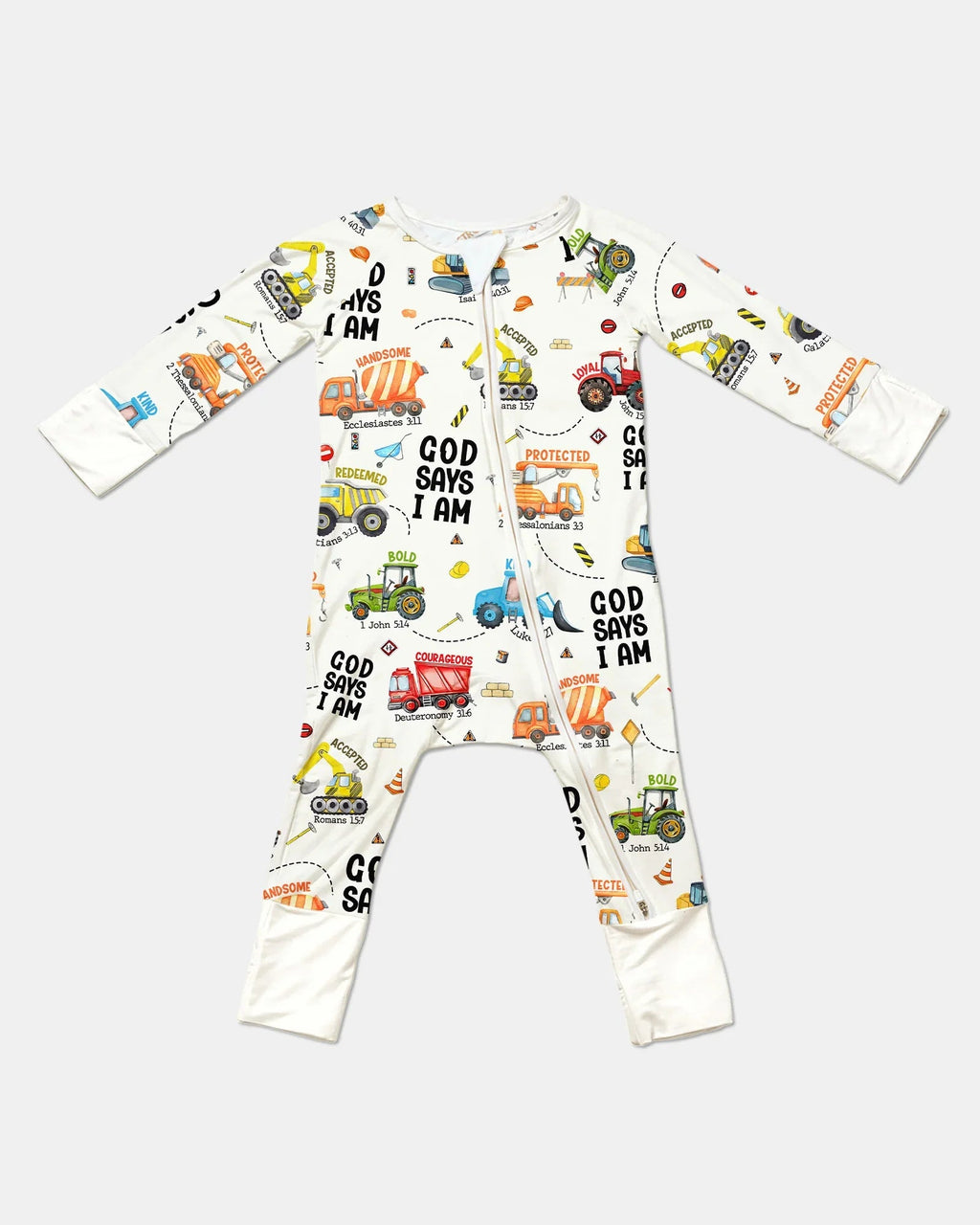 God Says I Am Boy Bamboo Convertible Zippy