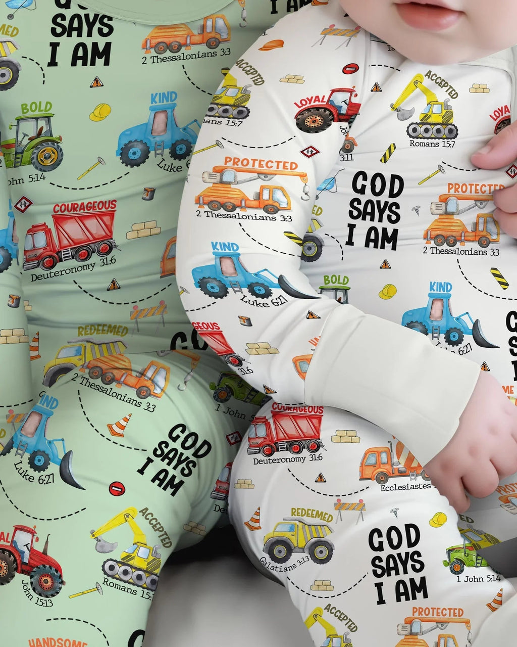 God Says I Am Boy Bamboo Convertible Zippy