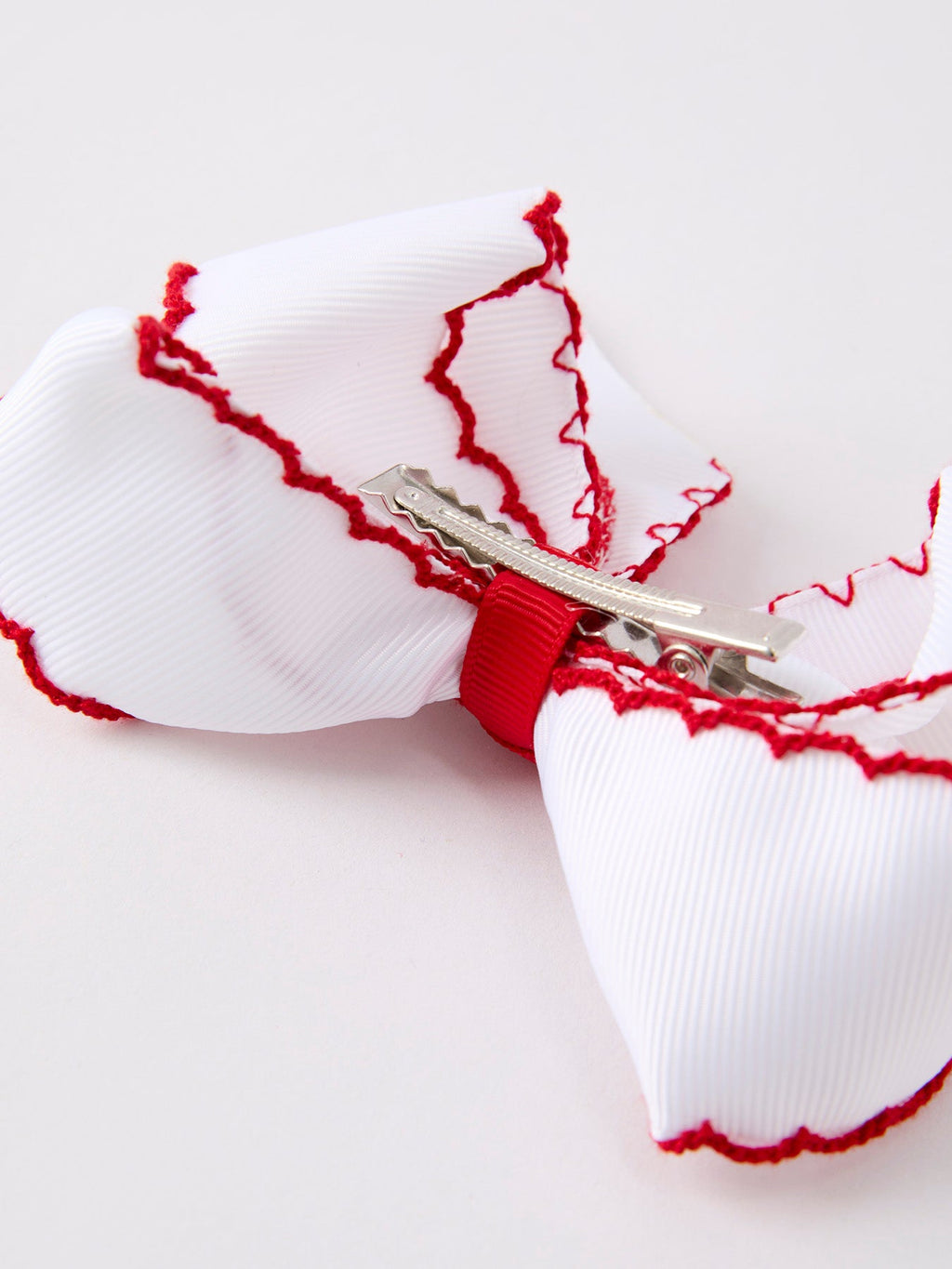 Back-to-school Apple Applique Girls Hairbow 4 Inches/6.25 inches