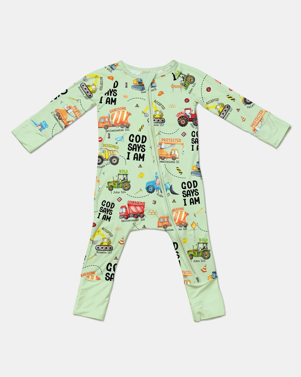 God Says I Am Boy Bamboo Convertible Zippy