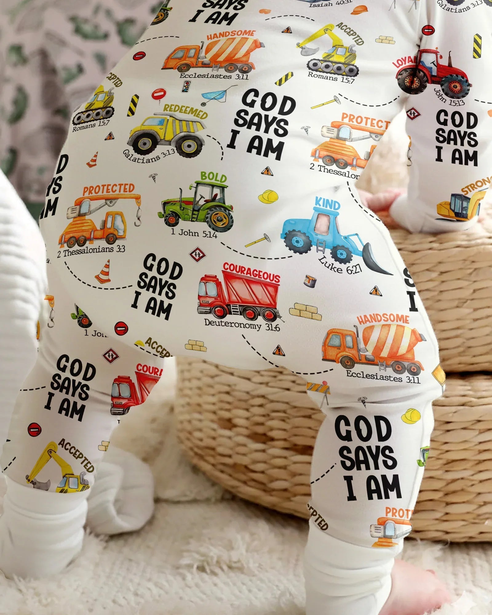 God Says I Am Boy Bamboo Convertible Zippy