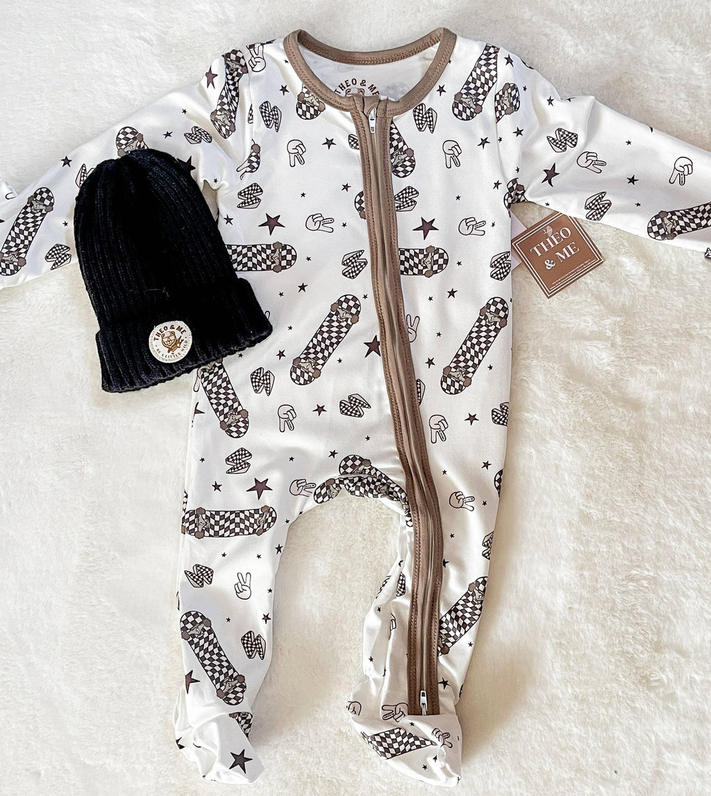 Checker Skate Board Pajamas