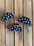 Daisy Print Hair Claw