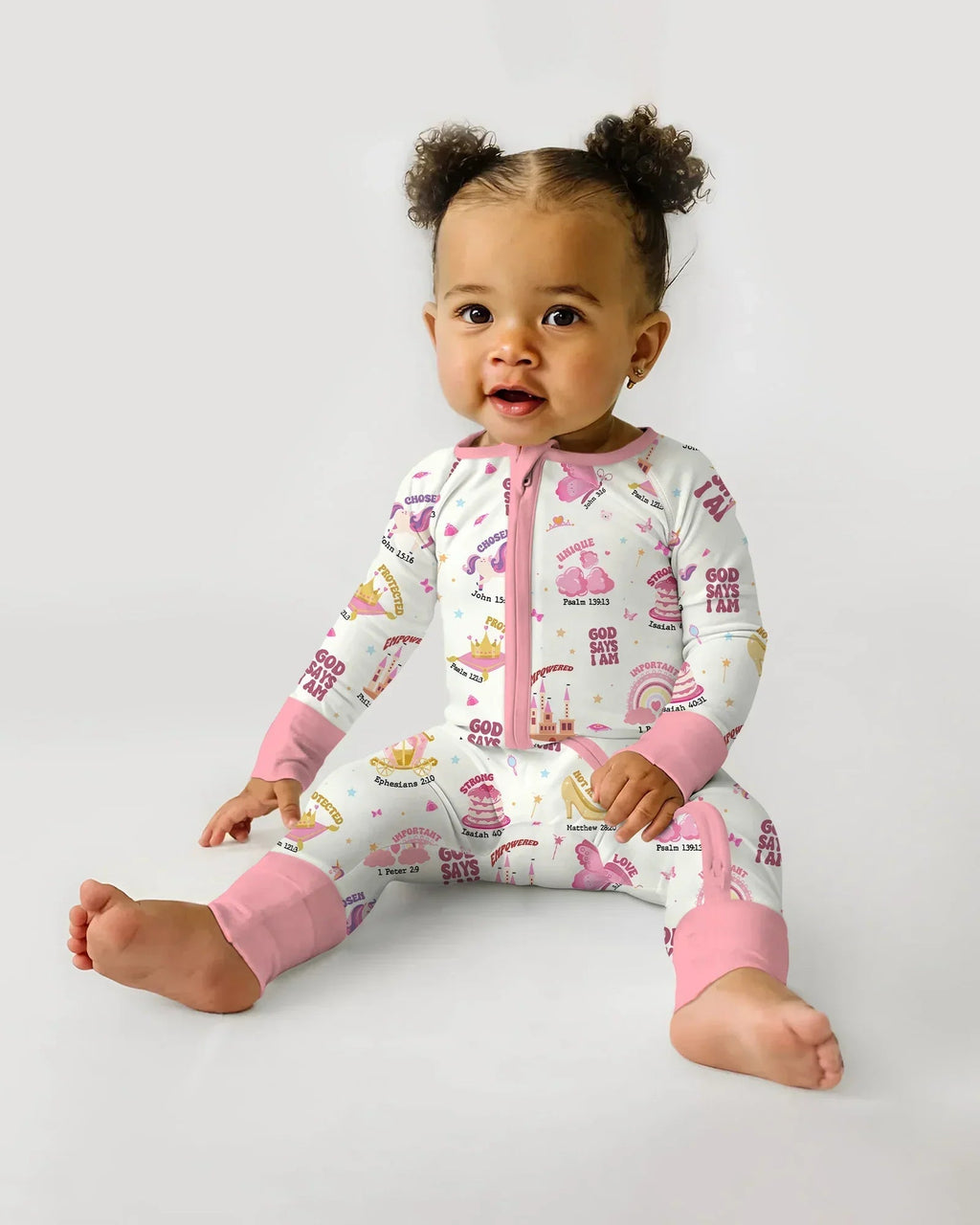 God Says I Am Girl Bamboo Convertible Zippy