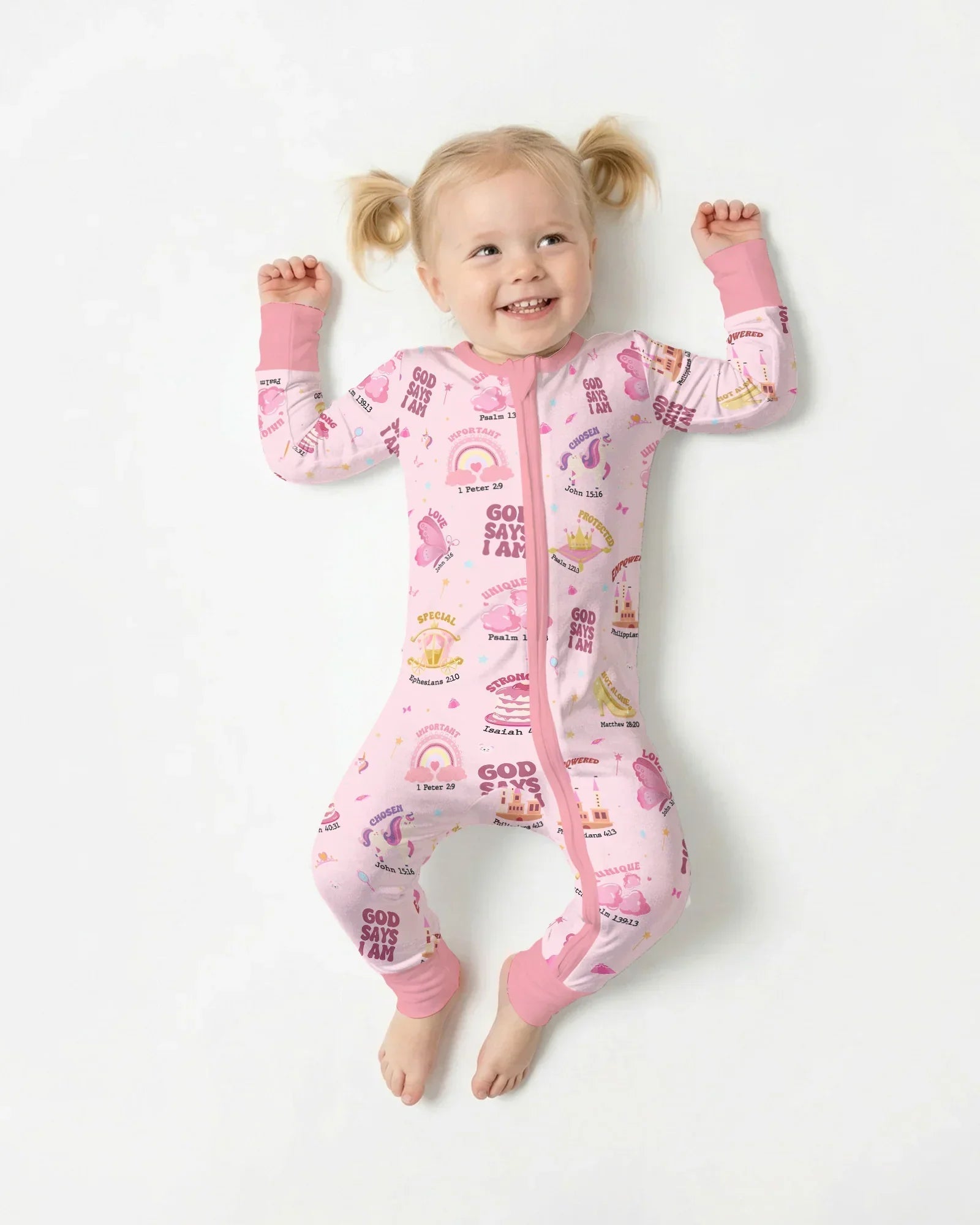 God Says I Am Girl Bamboo Convertible Zippy