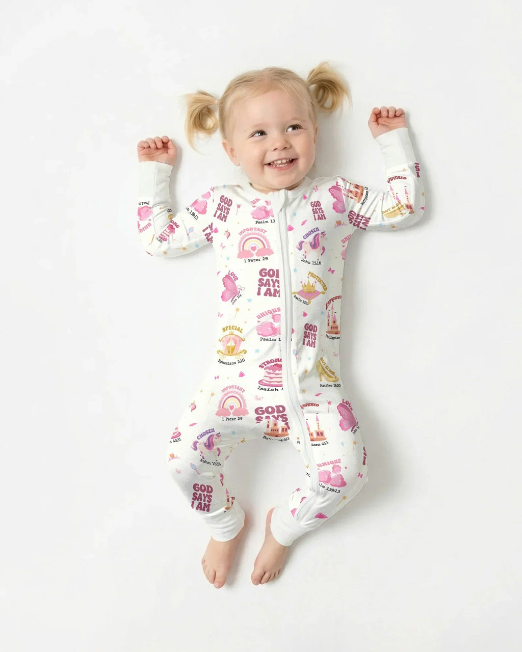 God Says I Am Girl Bamboo Convertible Zippy