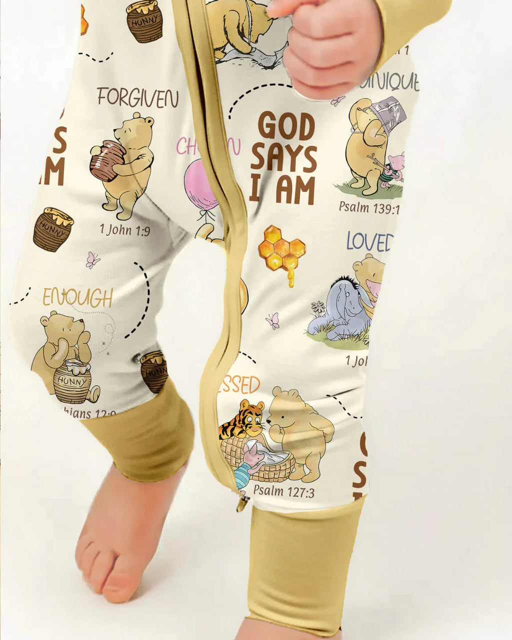 God Says I Am – Little Blessings Bamboo Convertible Zippy