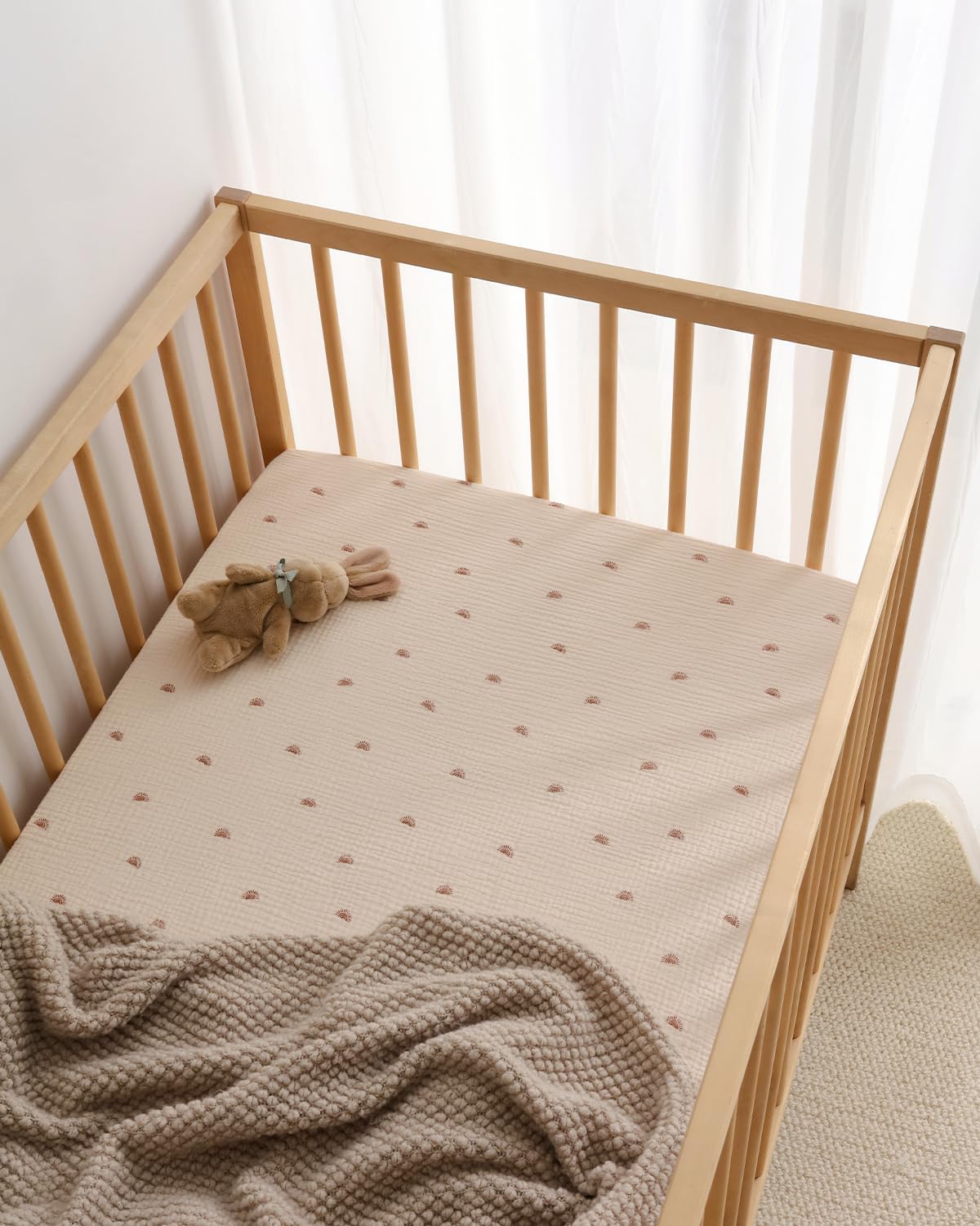 Blissful Diary Muslin Crib Sheets 2Pack