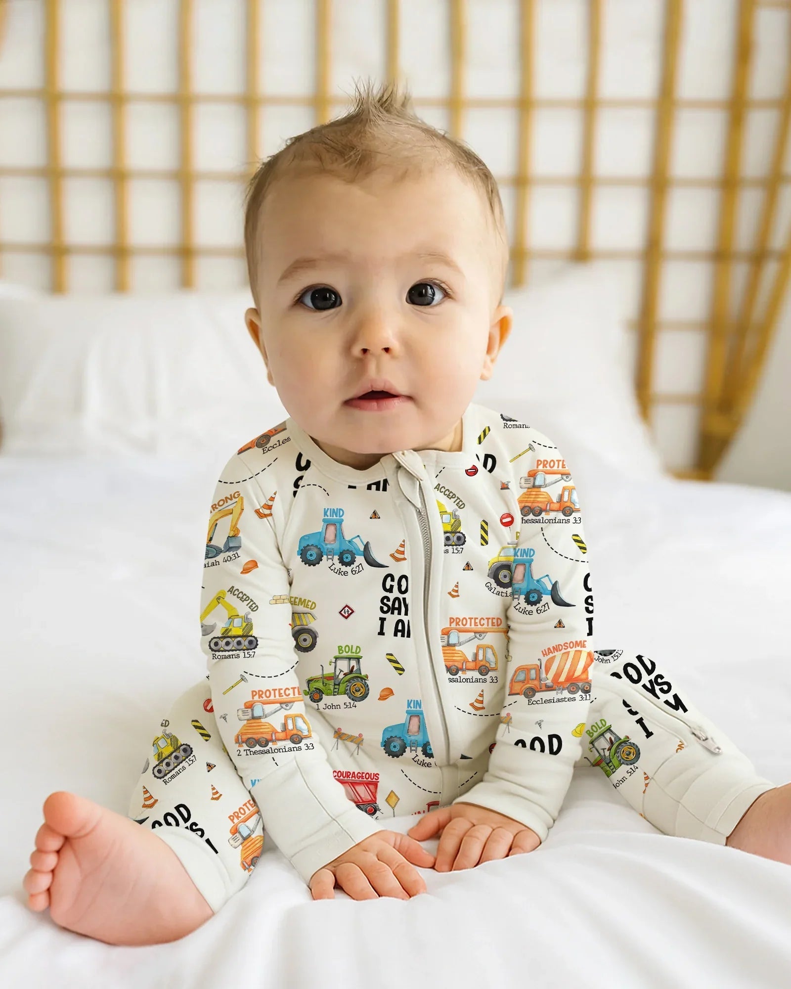 God Says I Am Boy Bamboo Convertible Zippy