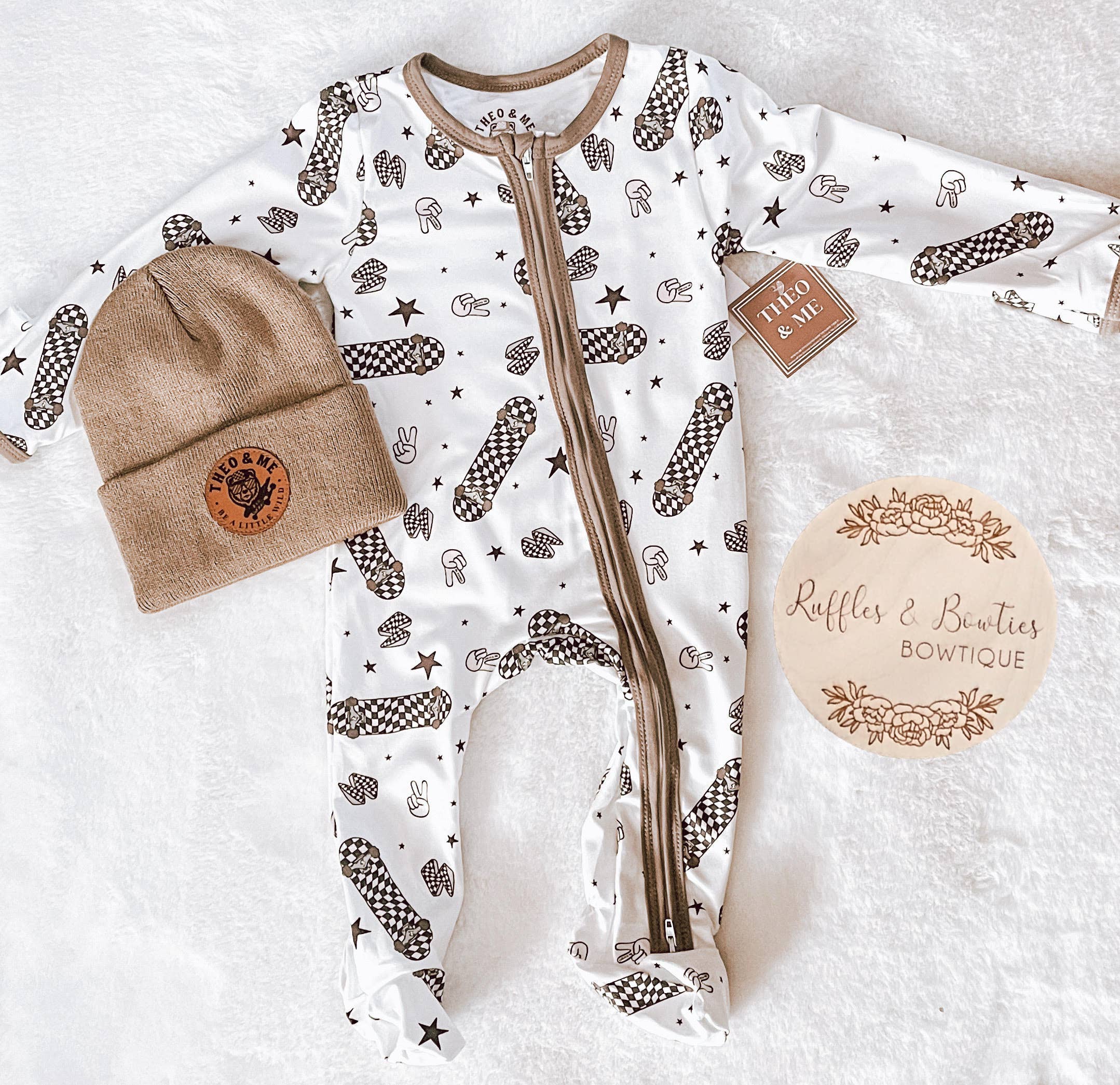 Checker Skate Board Pajamas