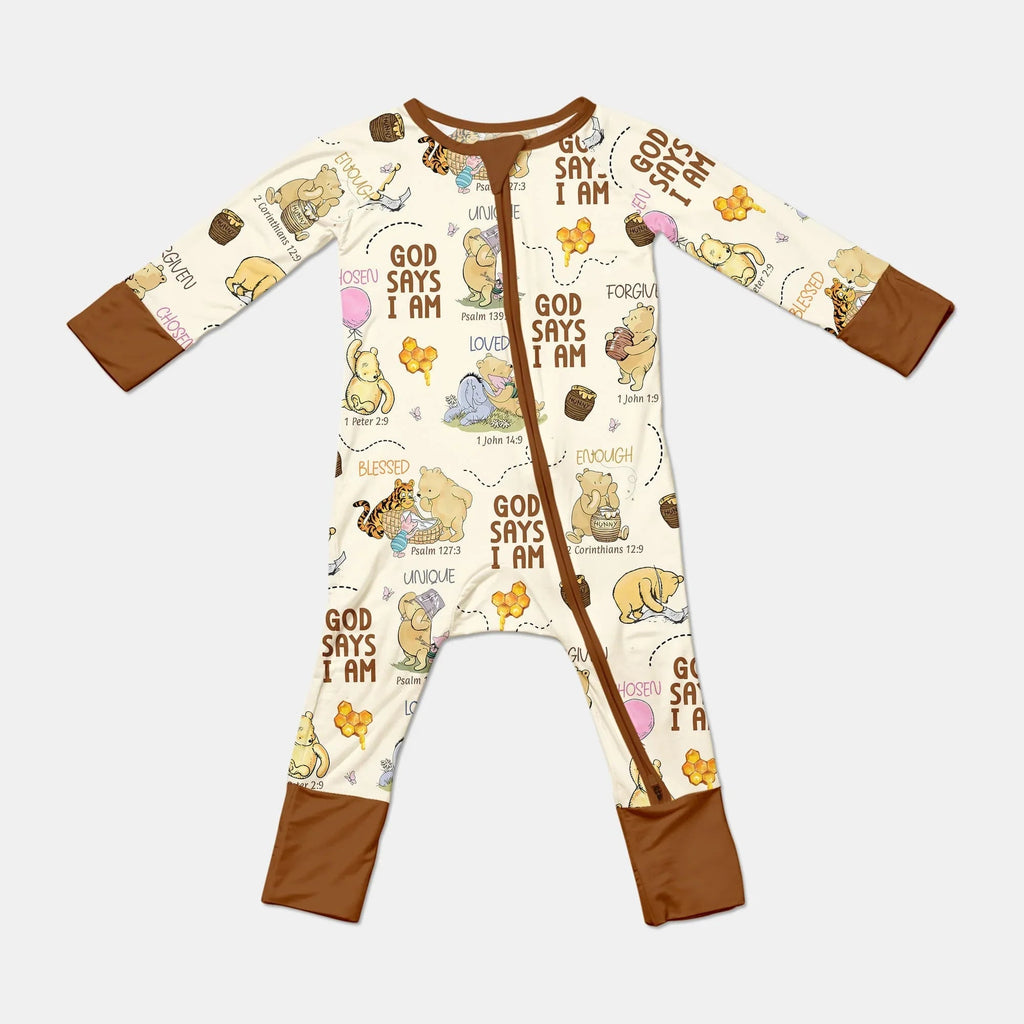 God Says I Am – Little Blessings Bamboo Convertible Zippy
