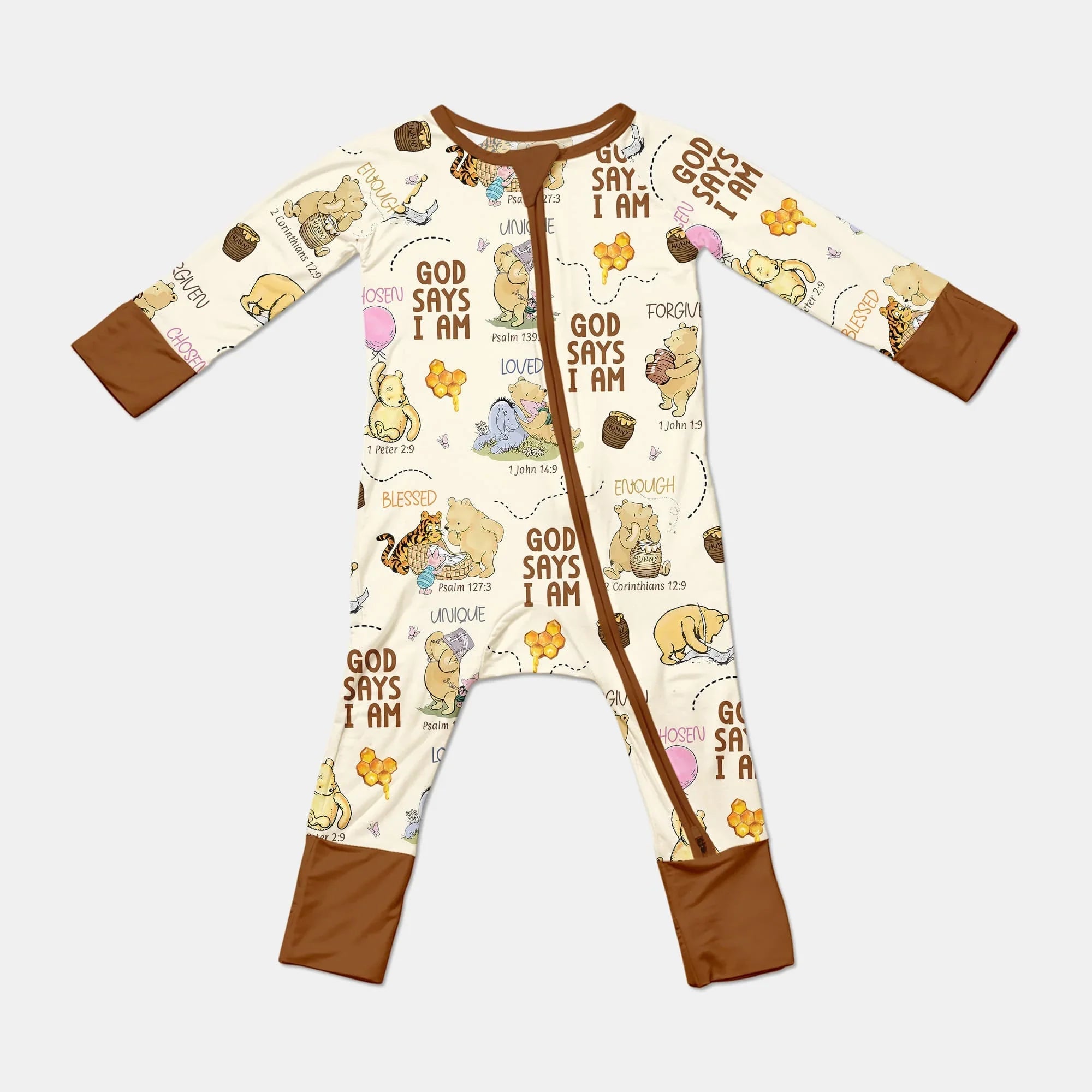 God Says I Am – Little Blessings Bamboo Convertible Zippy