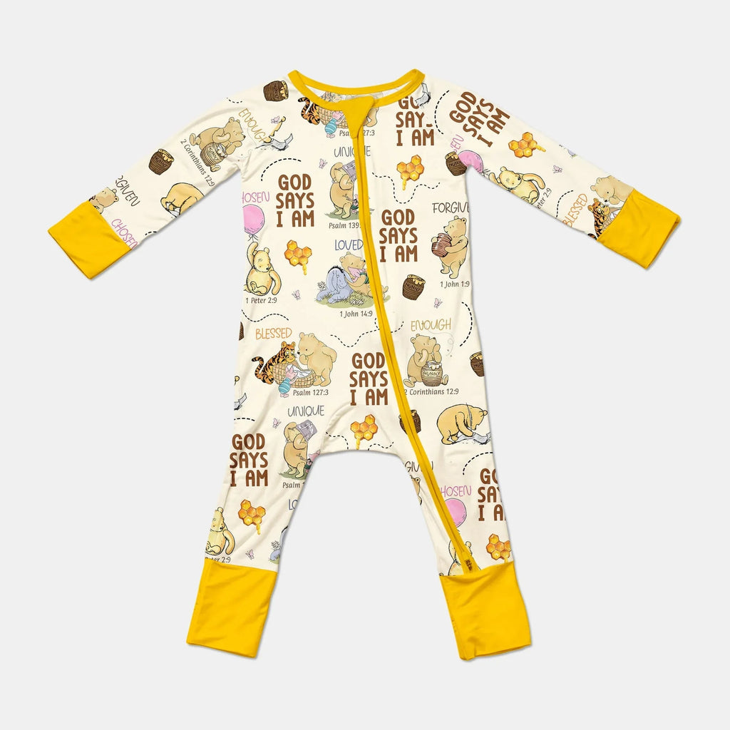 God Says I Am – Little Blessings Bamboo Convertible Zippy
