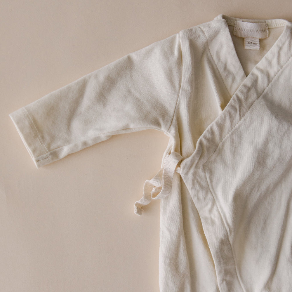 Cotton Footed Kimono  | Natural