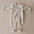 Cotton Footed Kimono  | Natural