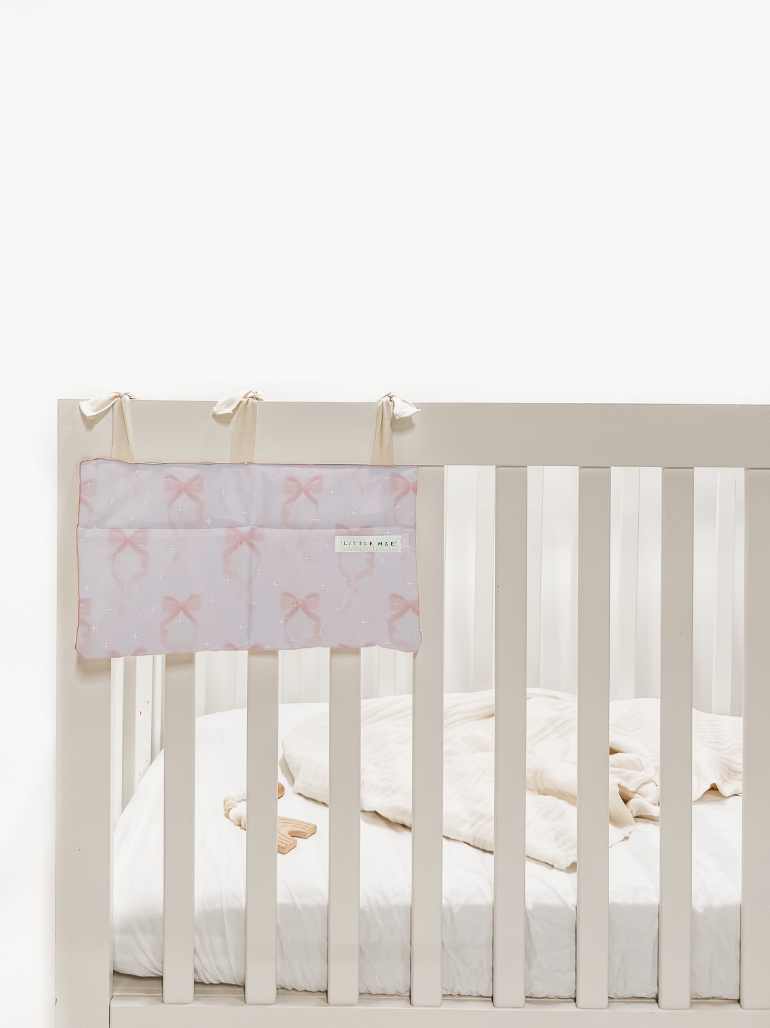 Baby Crib Diaper Caddy Storage Organizer Nursery Room