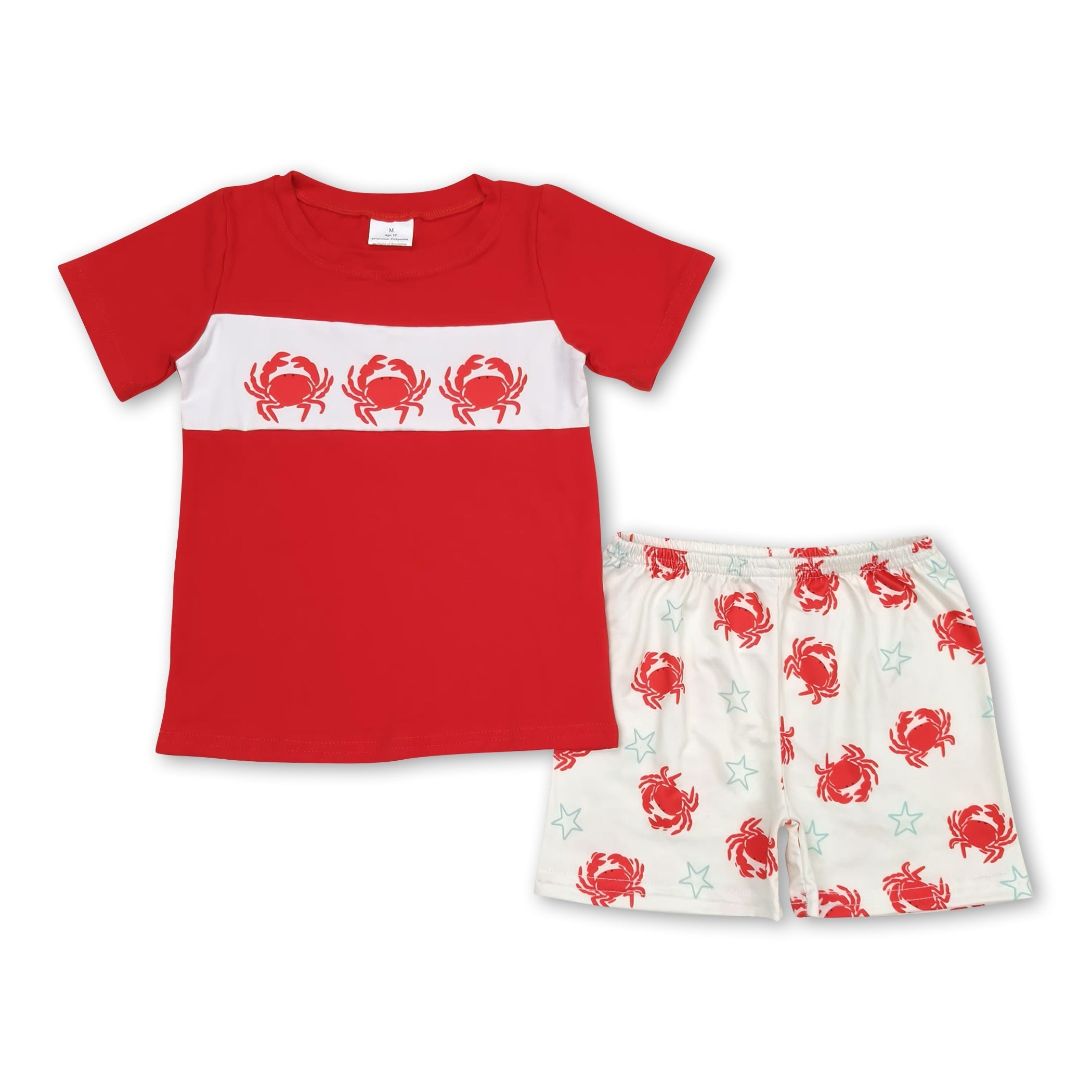 Boys Crab Short Set