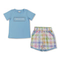 I Love Mama Boys Short Set