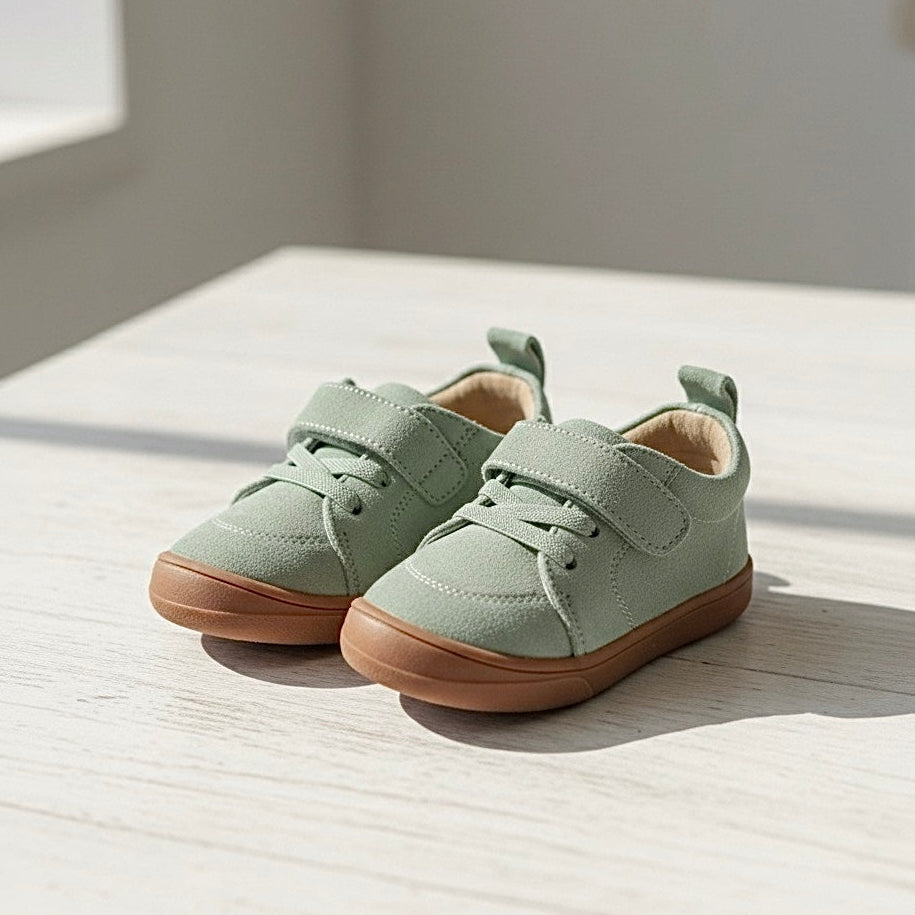 Moss Suede Sneakers – Everyday Barefoot Sneakers for Toddlers & Kids