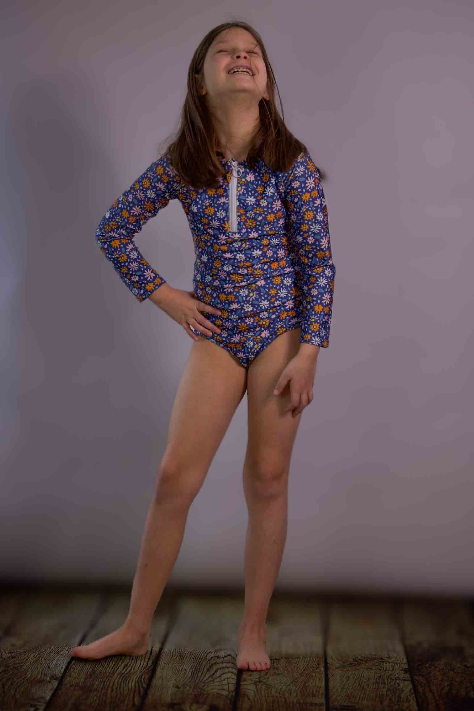flowers swimsuit