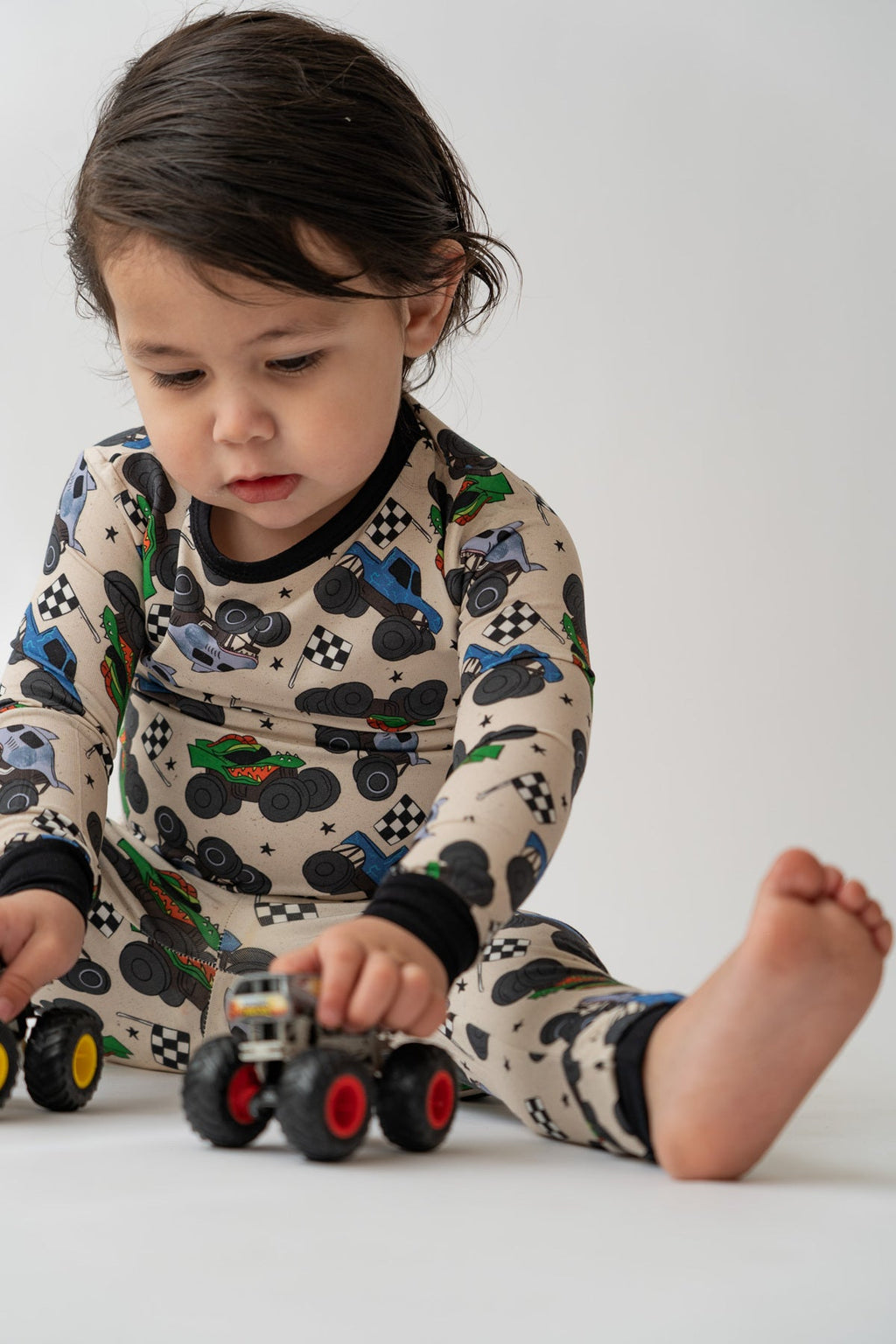 Monster Truck 2 piece PJ's