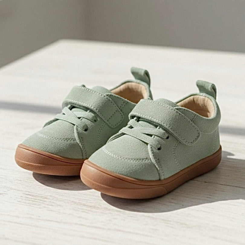 Moss Suede Sneakers – Everyday Barefoot Sneakers for Toddlers & Kids