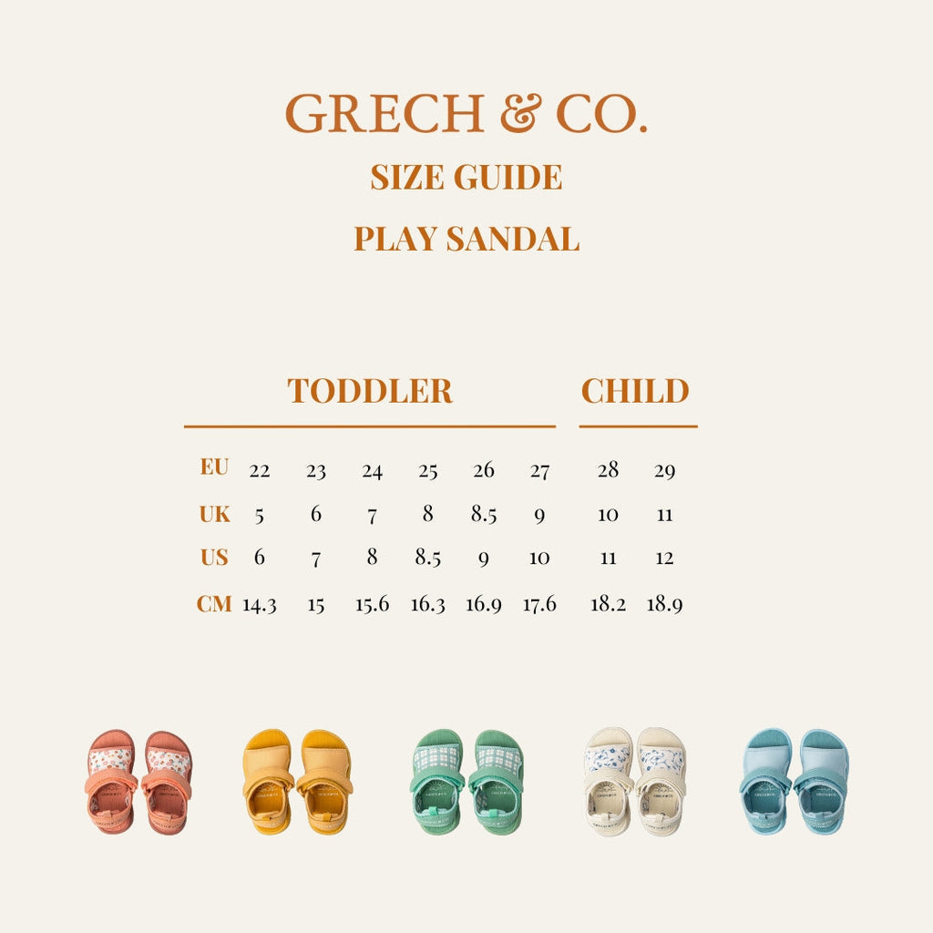 Play Sandal - Fern Plaid