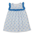 Blue Ruffle Dress