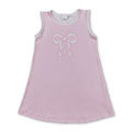 Pink Bow Sleeveless Dress