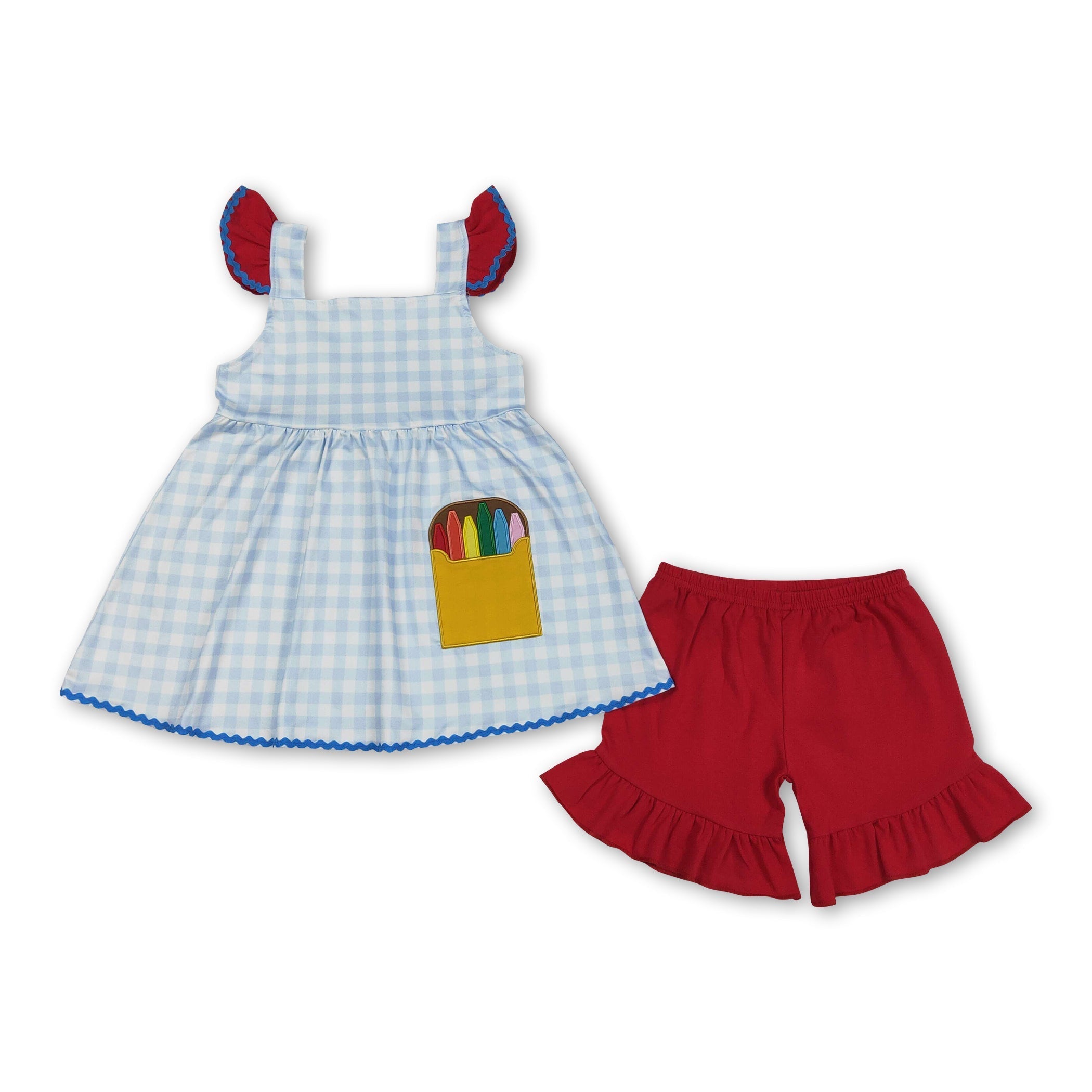 Girls School Short Set