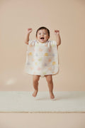 Whale Muslin Poncho- Beige