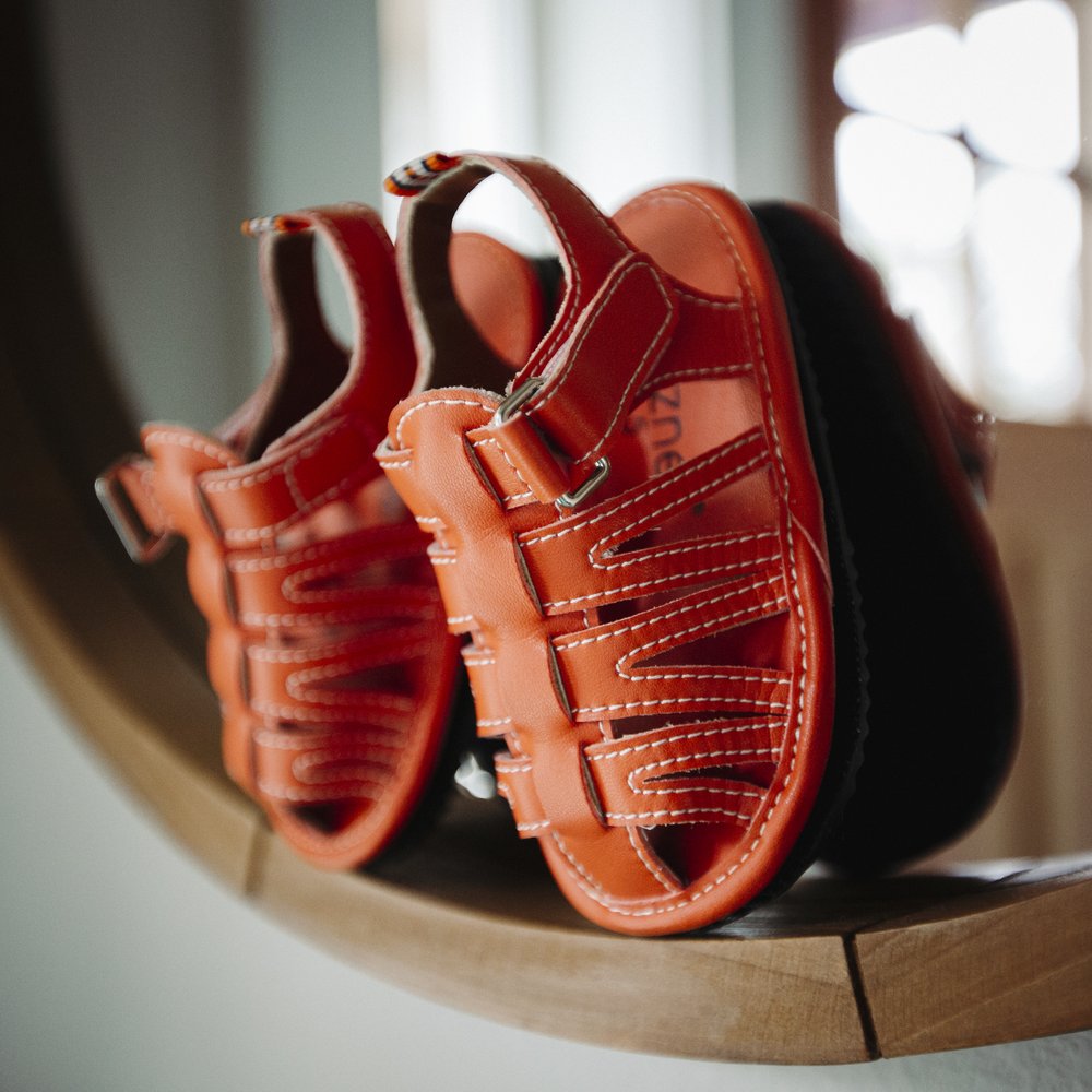 Ozznek Kids’ Closed-Toe Sandal - Flexible Sole | Vintage