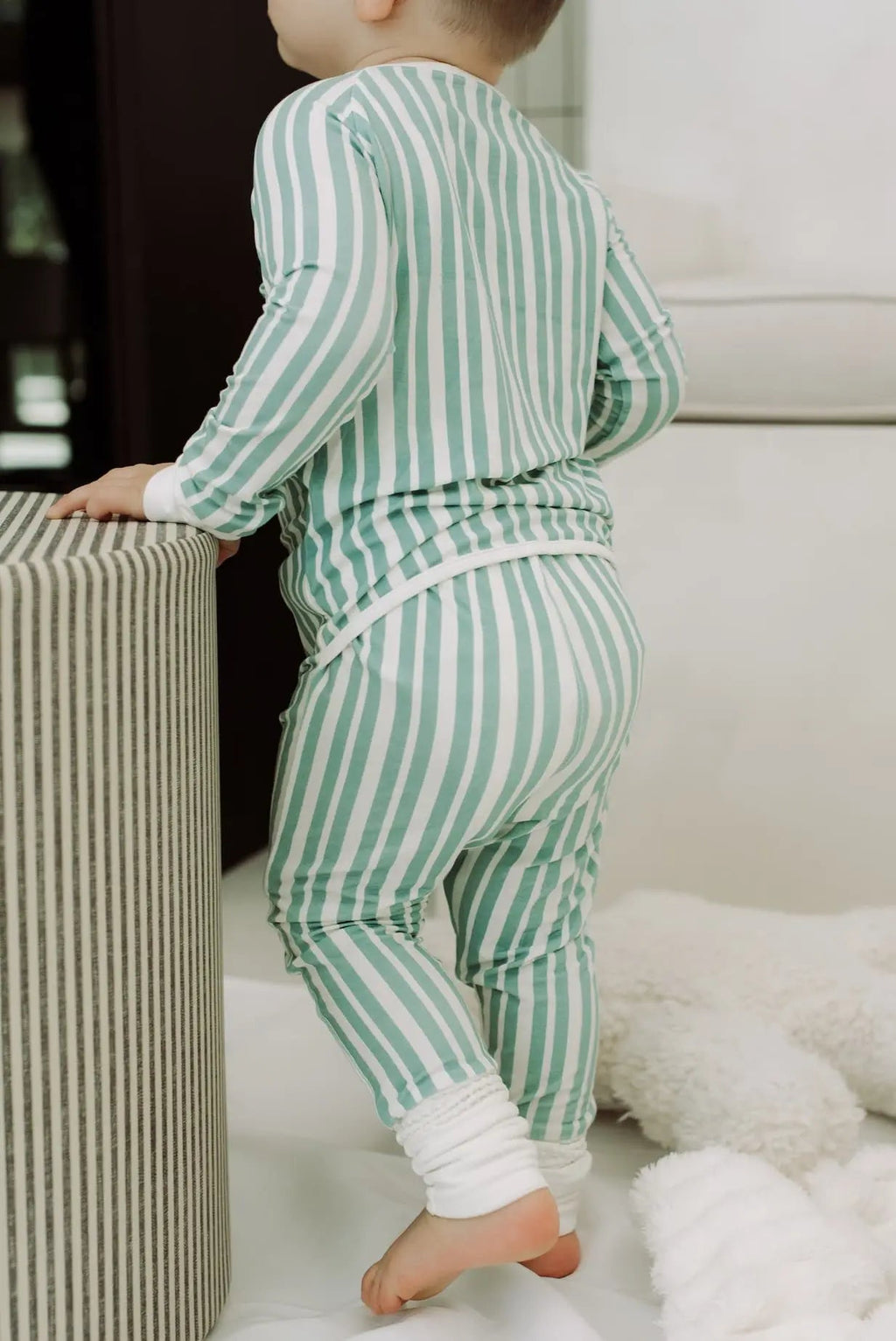 Peek-a-Boo Baby Sleeper Winter Whispers