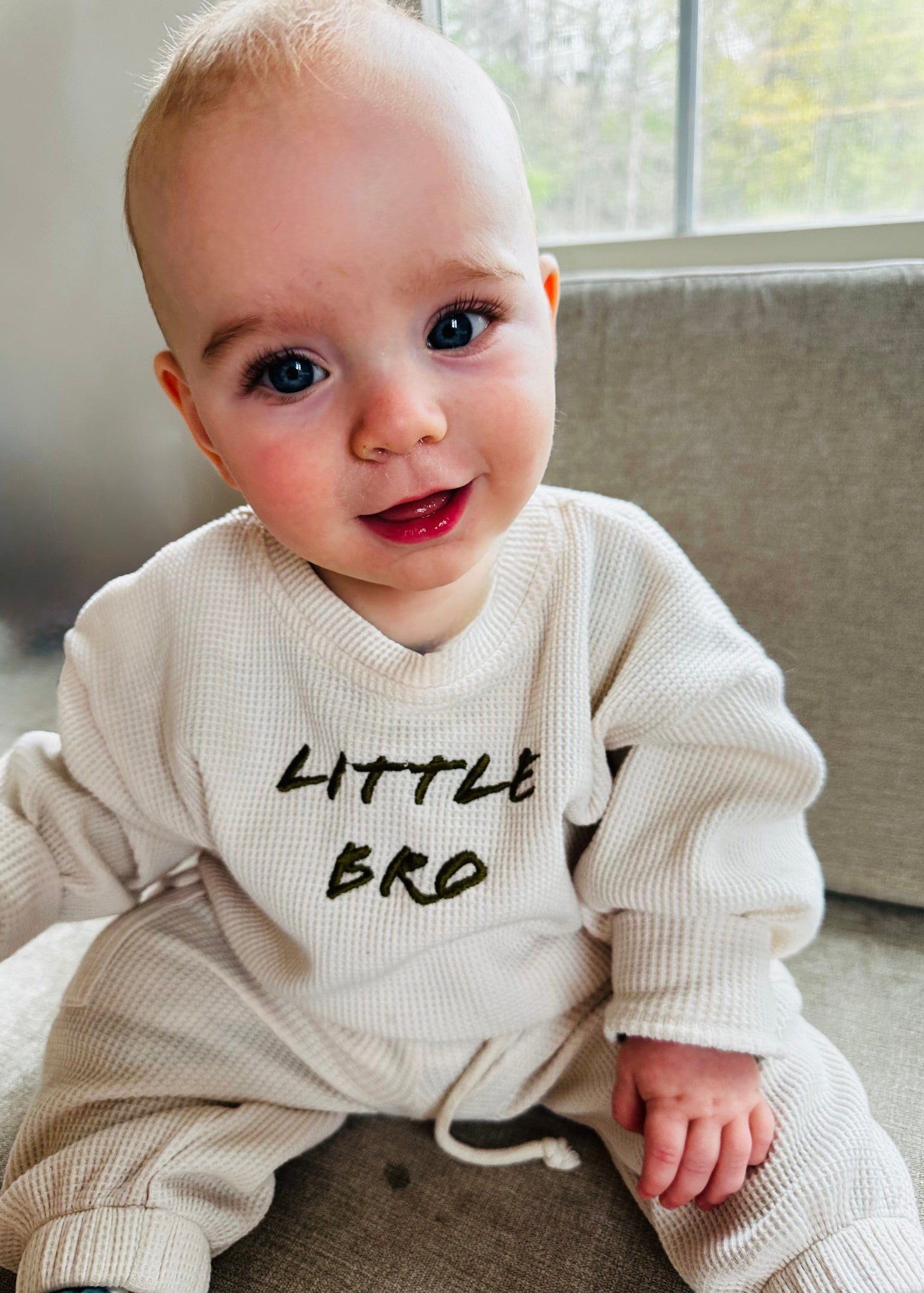 Little Brother Jogger Set | Baby & Toddler Boys Matching Sibling Outfits