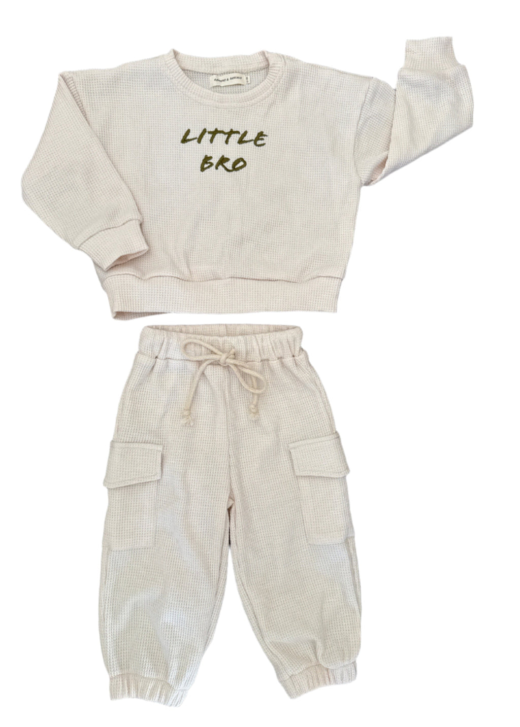 Little Brother Jogger Set | Baby & Toddler Boys Matching Sibling Outfits