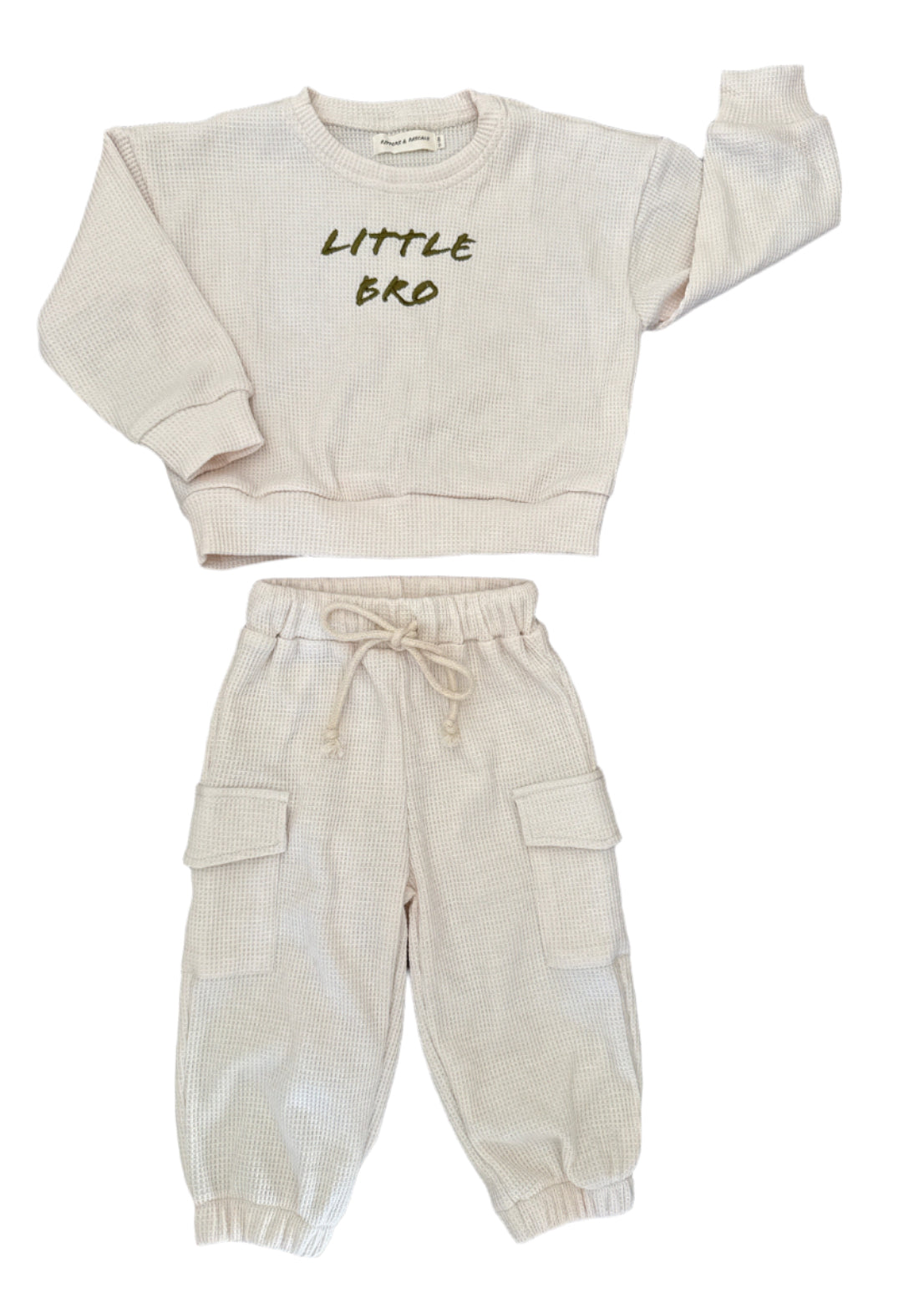 Little Brother Jogger Set | Baby & Toddler Boys Matching Sibling Outfits