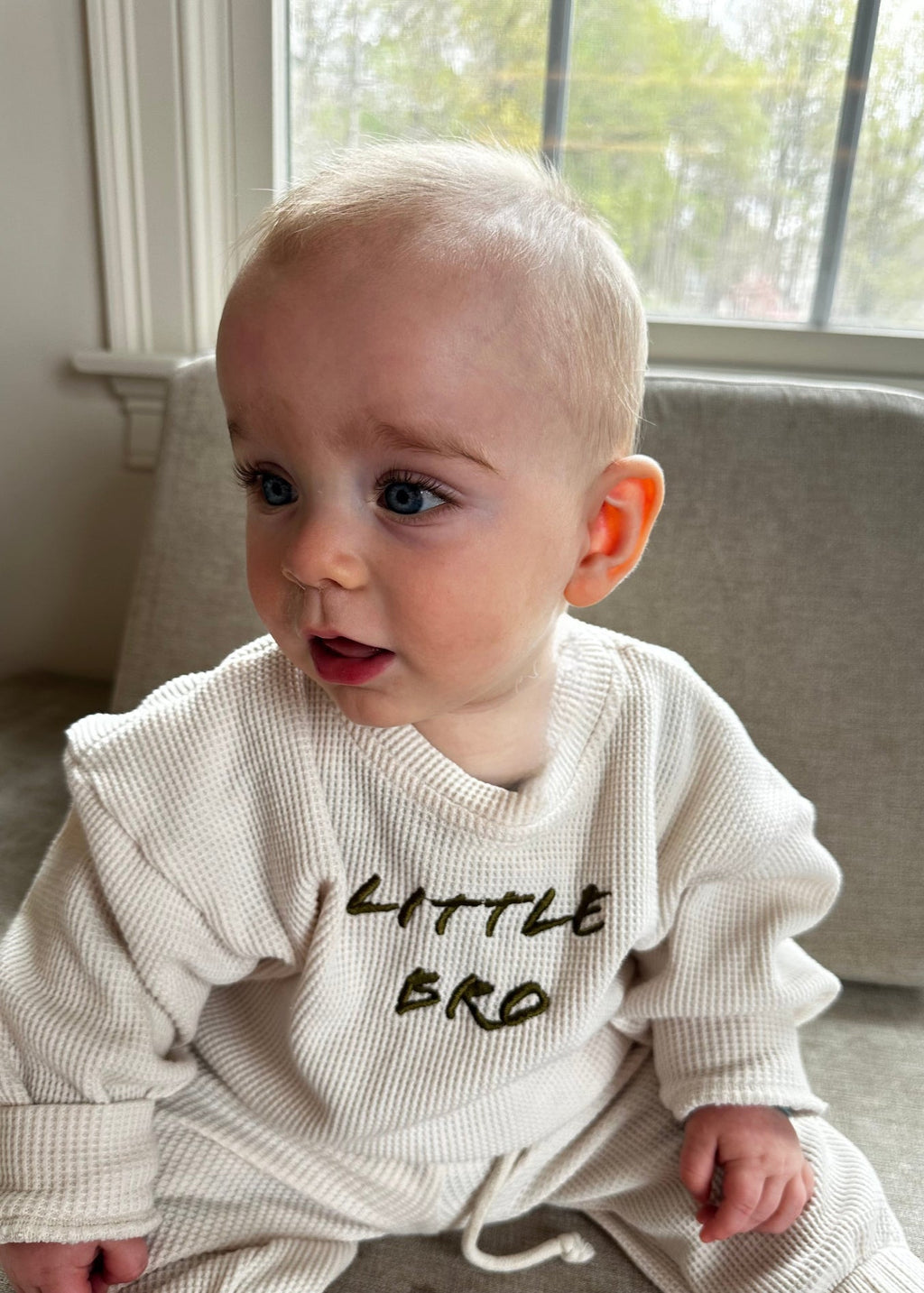 Little Brother Jogger Set | Baby & Toddler Boys Matching Sibling Outfits