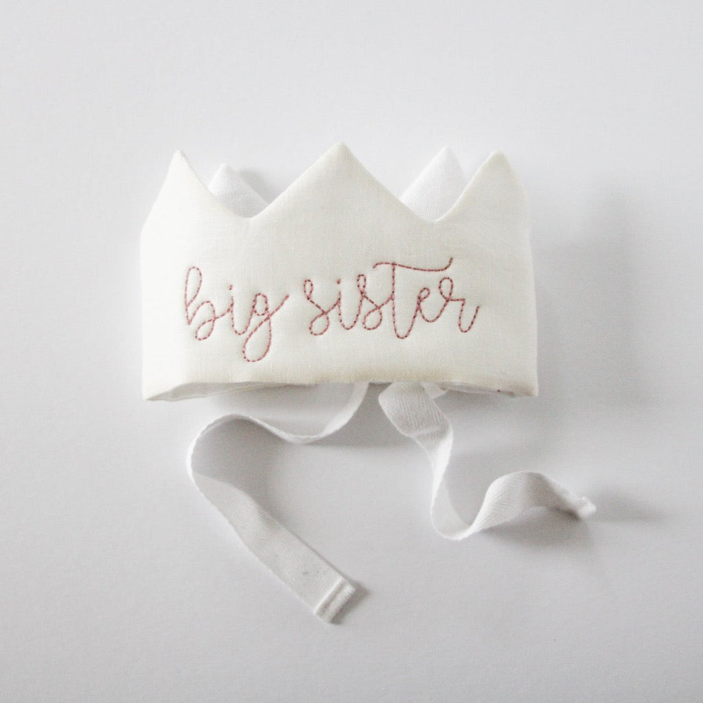 New Big Sister Crown - A Unique & Special Gift for a Proud New Sibling