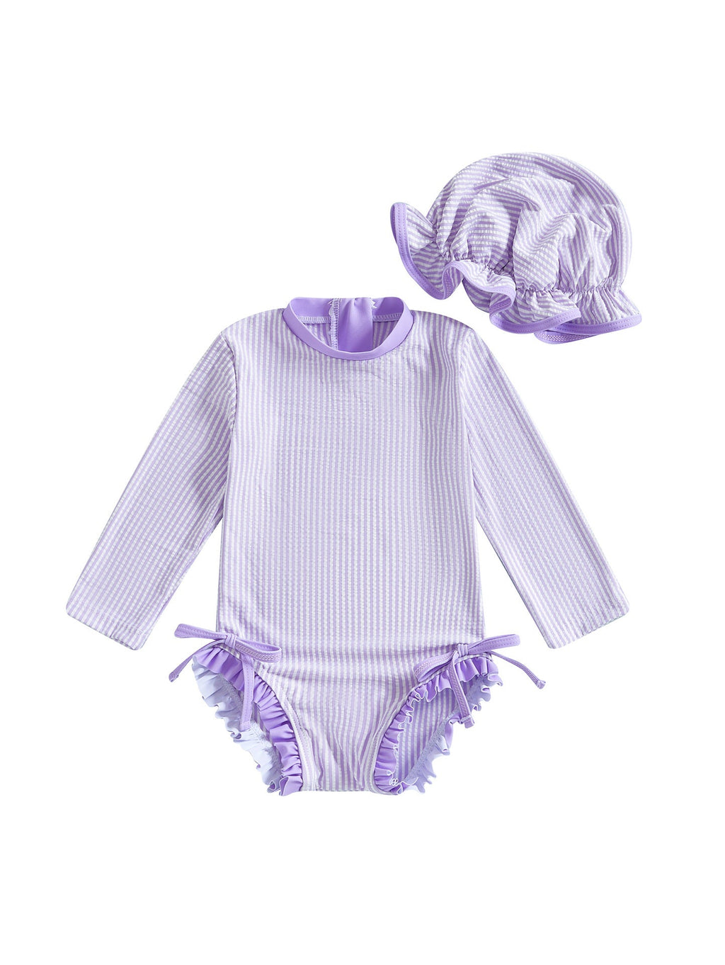 Girls Stripe Swimsuit - More Colors Available