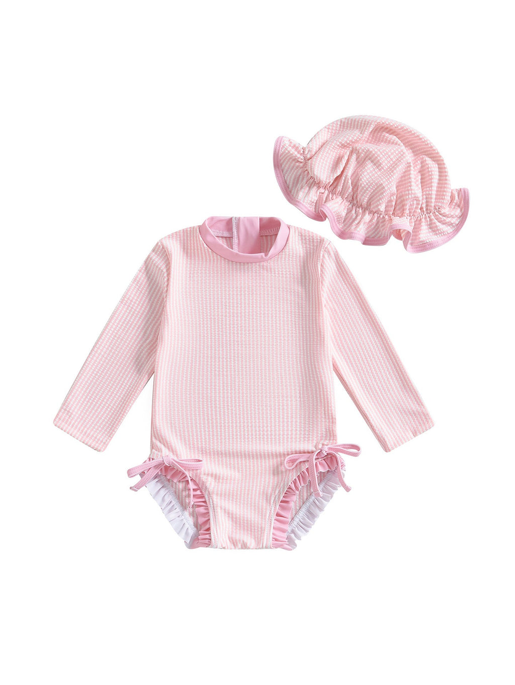 Girls Stripe Swimsuit - More Colors Available