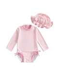 Girls Stripe Swimsuit - More Colors Available