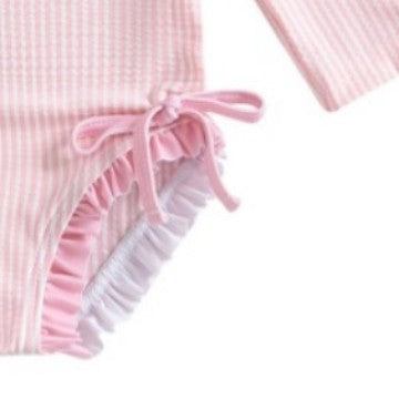 Girls Stripe Swimsuit - More Colors Available